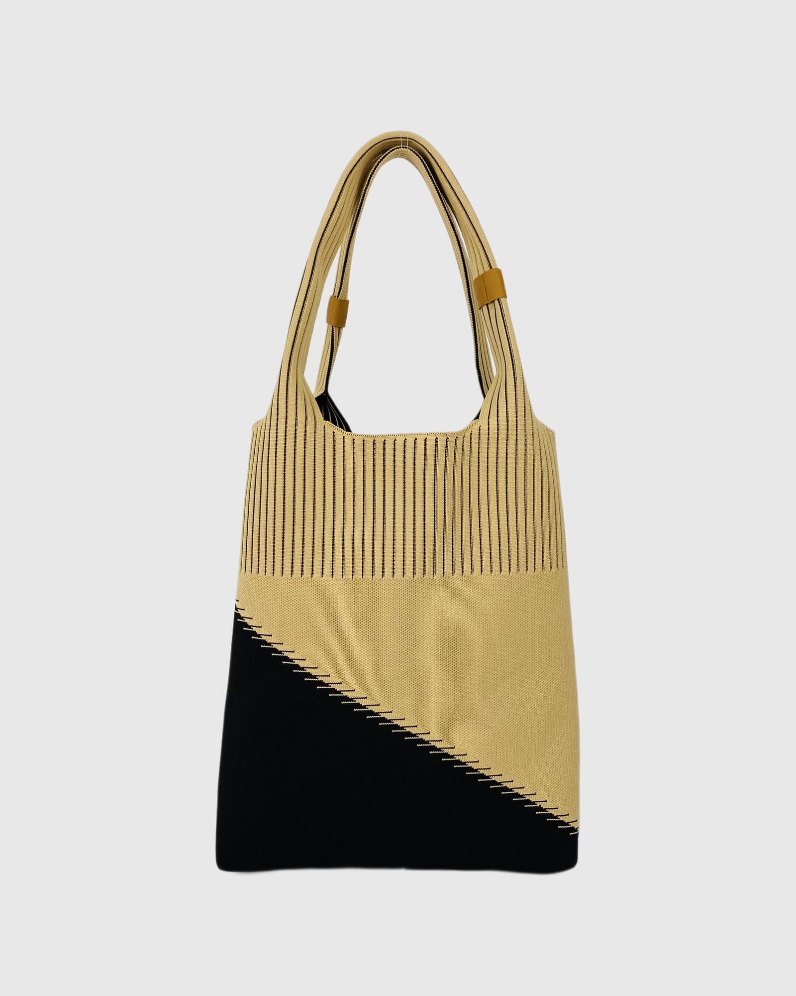 Color Block Knit Tote