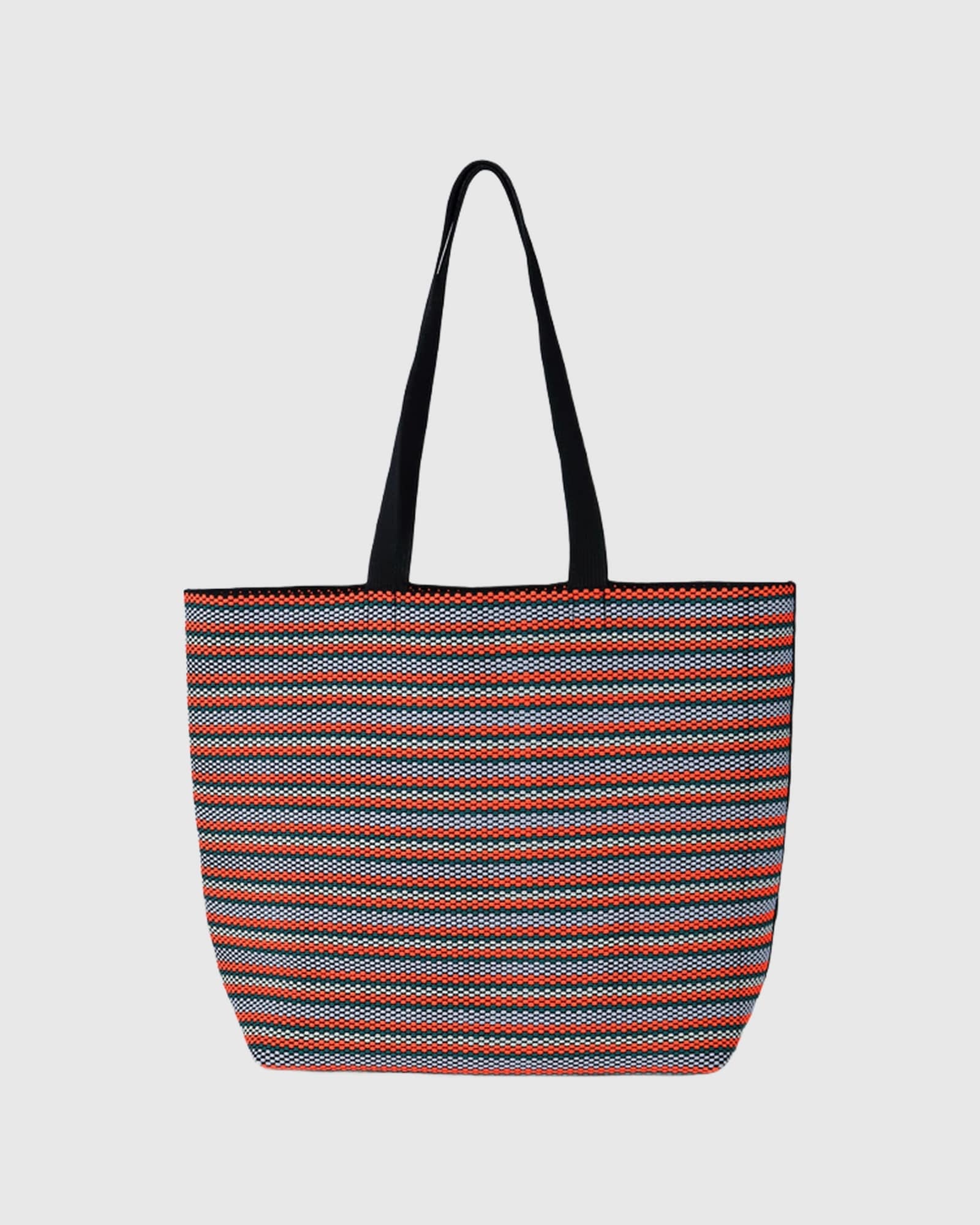 Multi Stripe Knit Tote