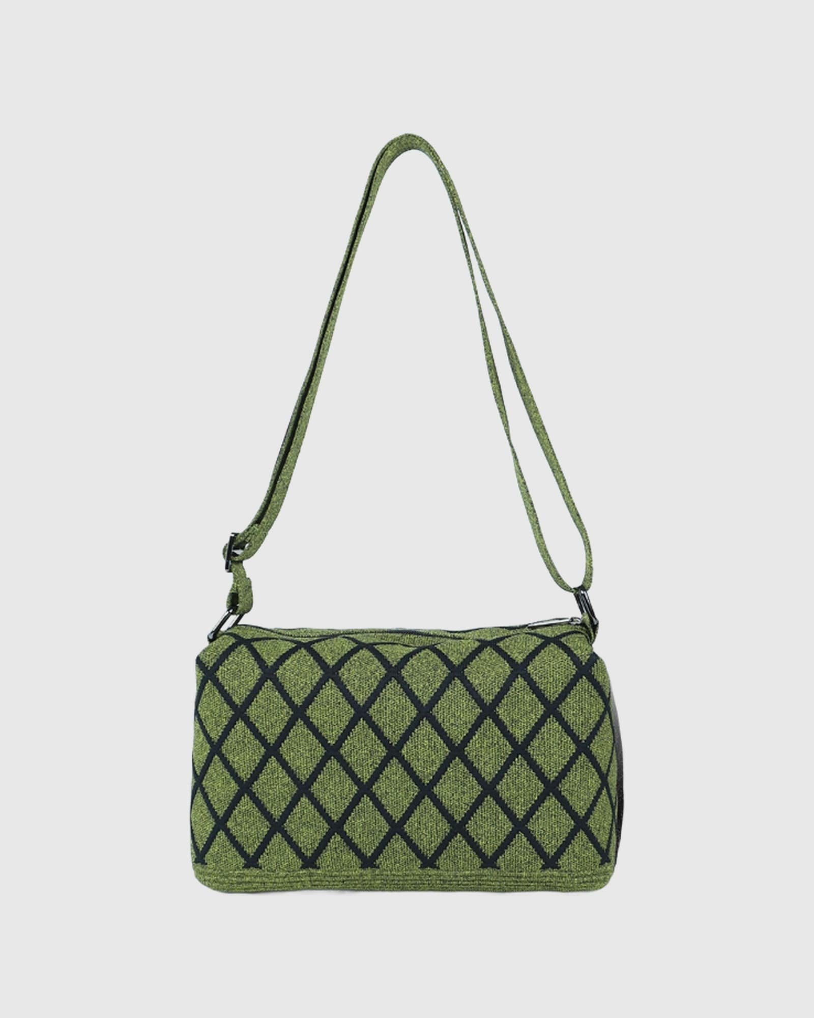 Vintage Diamond Knit Crossbody