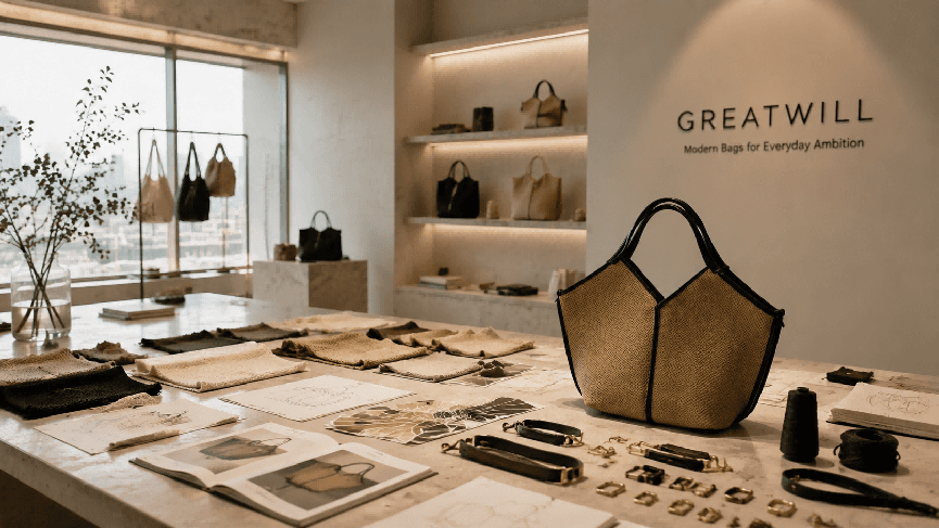 Gentle Breeze — modern knit and textile bags